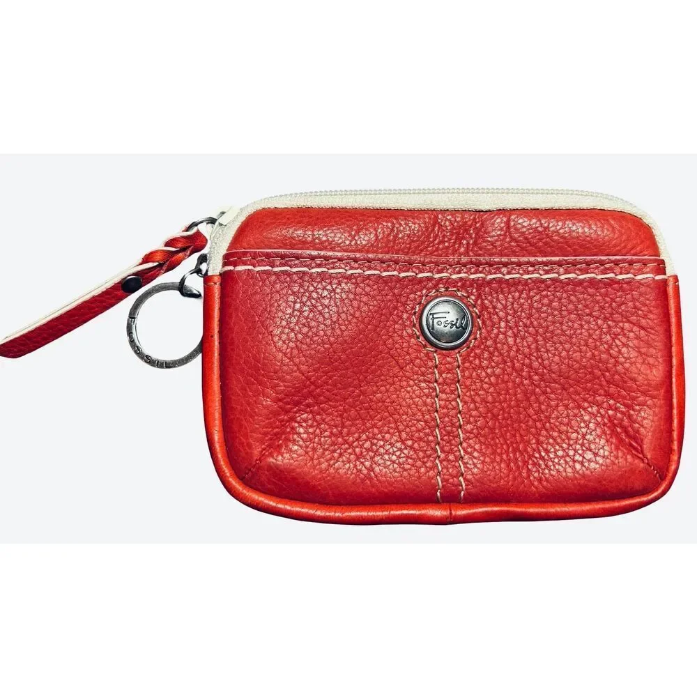 Vintage Fossil Keychain Wallet